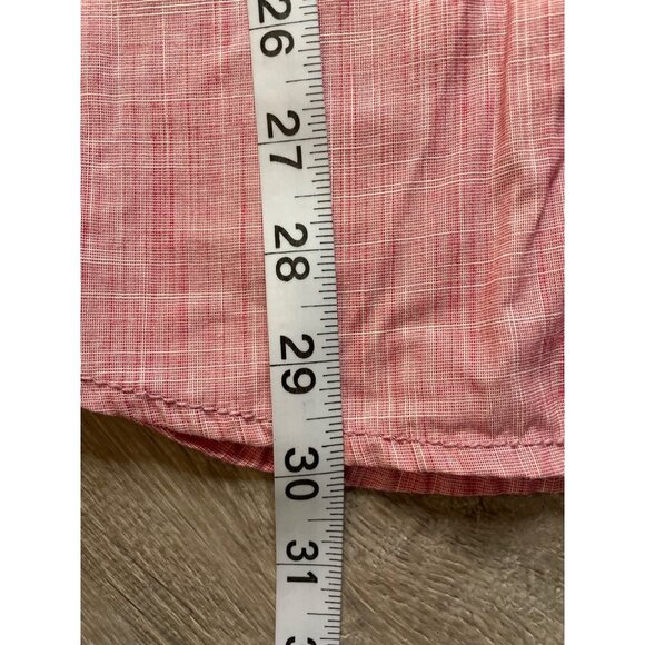 American Rag Red Shoulder Tabs Button Down Collared Western Shirt Sz XL - Picture 8 of 8